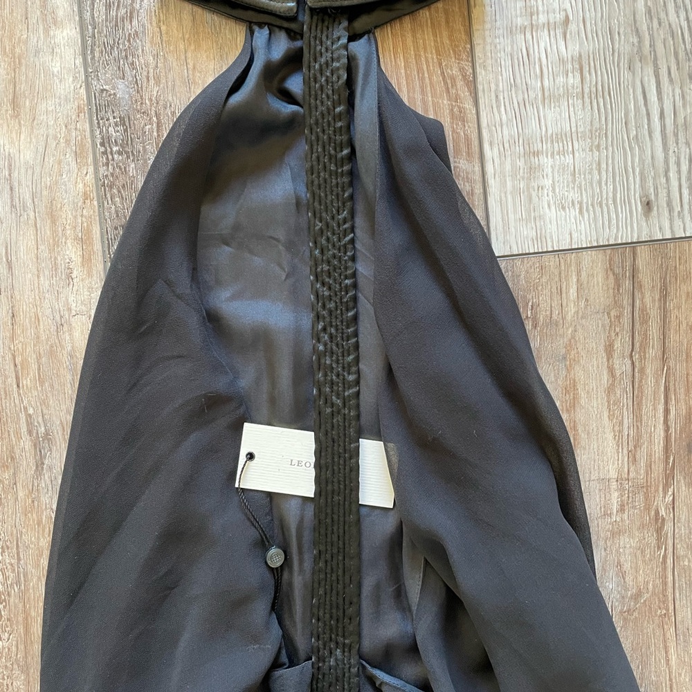 NWT Max Studio Halter T Back Dress Black XS